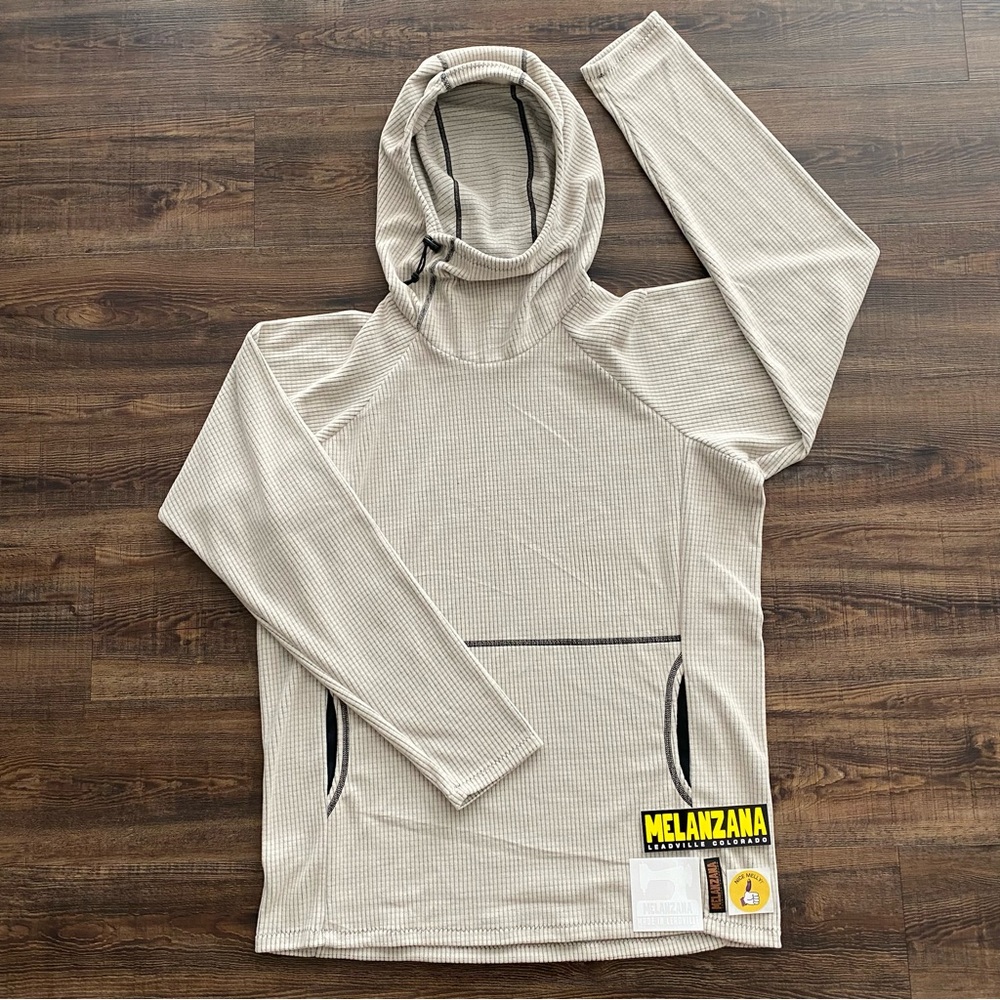 🐼🏔👻 2024 Melanzana V2 Microgrid Hoodie Mens Large Melly All Fog Color